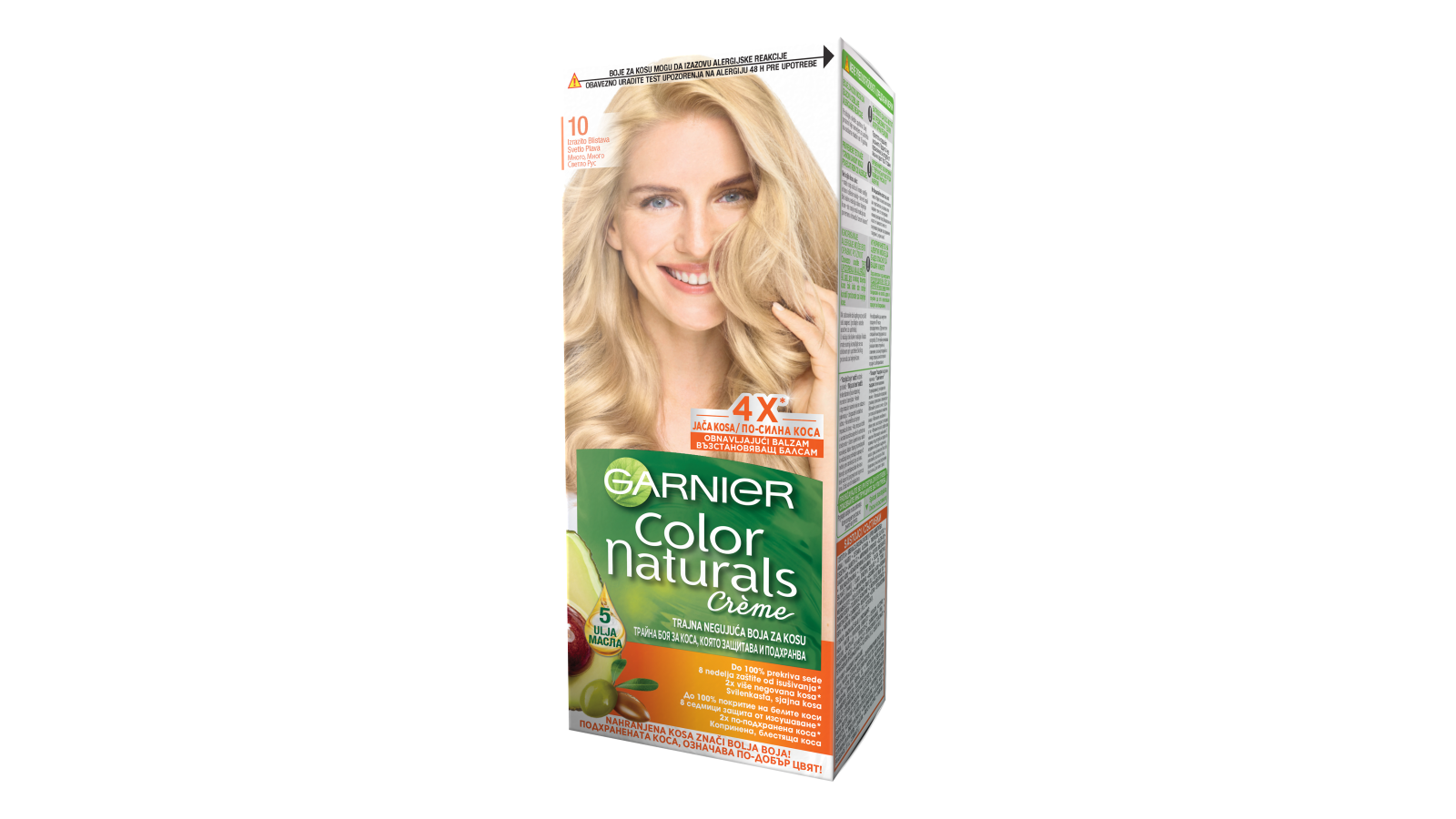 GARNIER Color Naturals Farba Za Kosu 10 Light Blonde Cenoteka