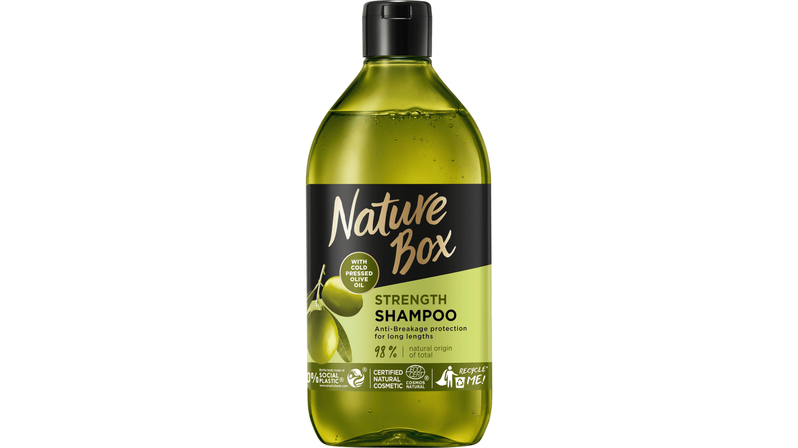 Šampon NATURE BOX olive 385ml Cenoteka