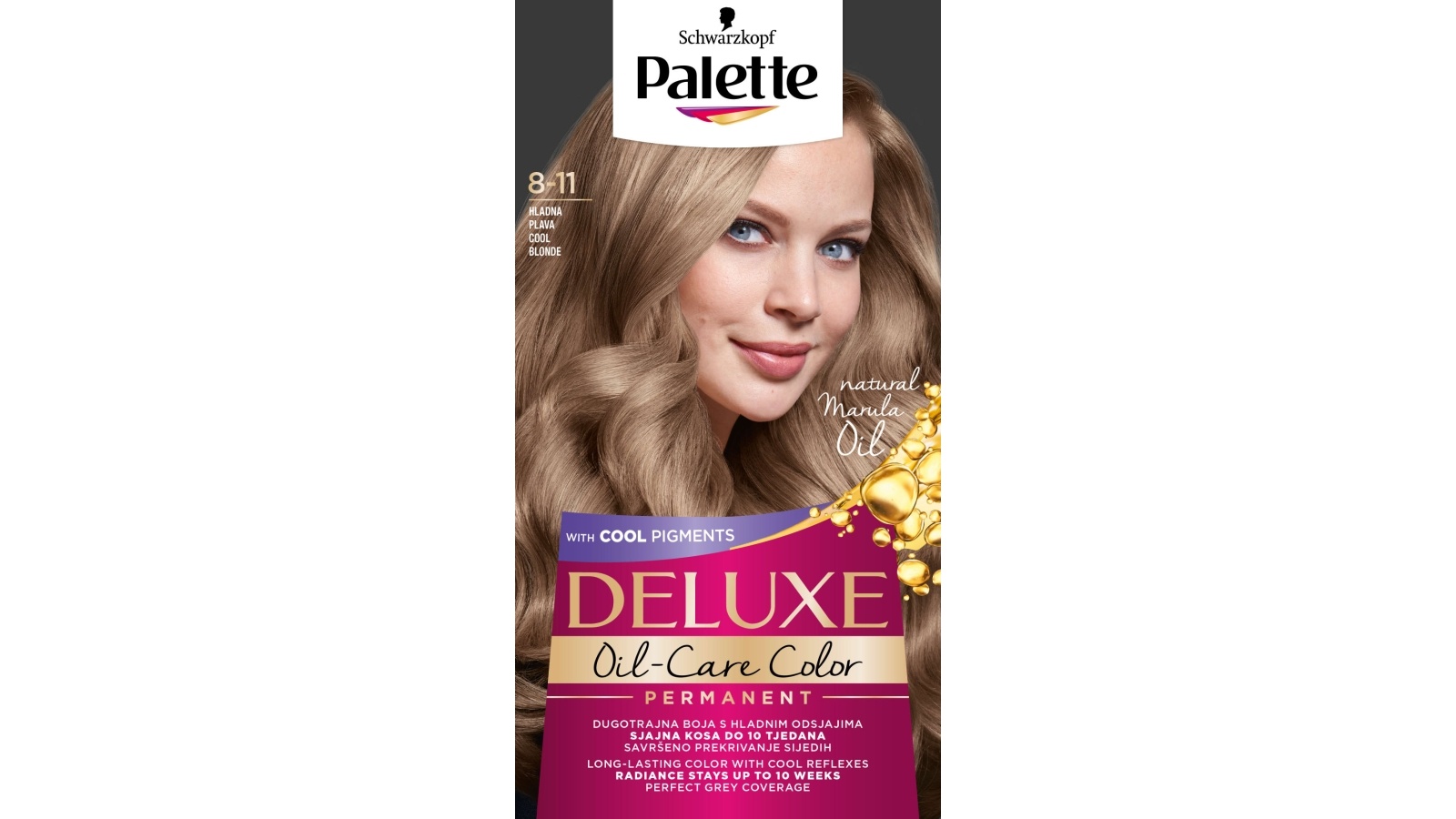 PALETTE Deluxe Farba Za Kosu 8 11 Cool Blonde Cenoteka
