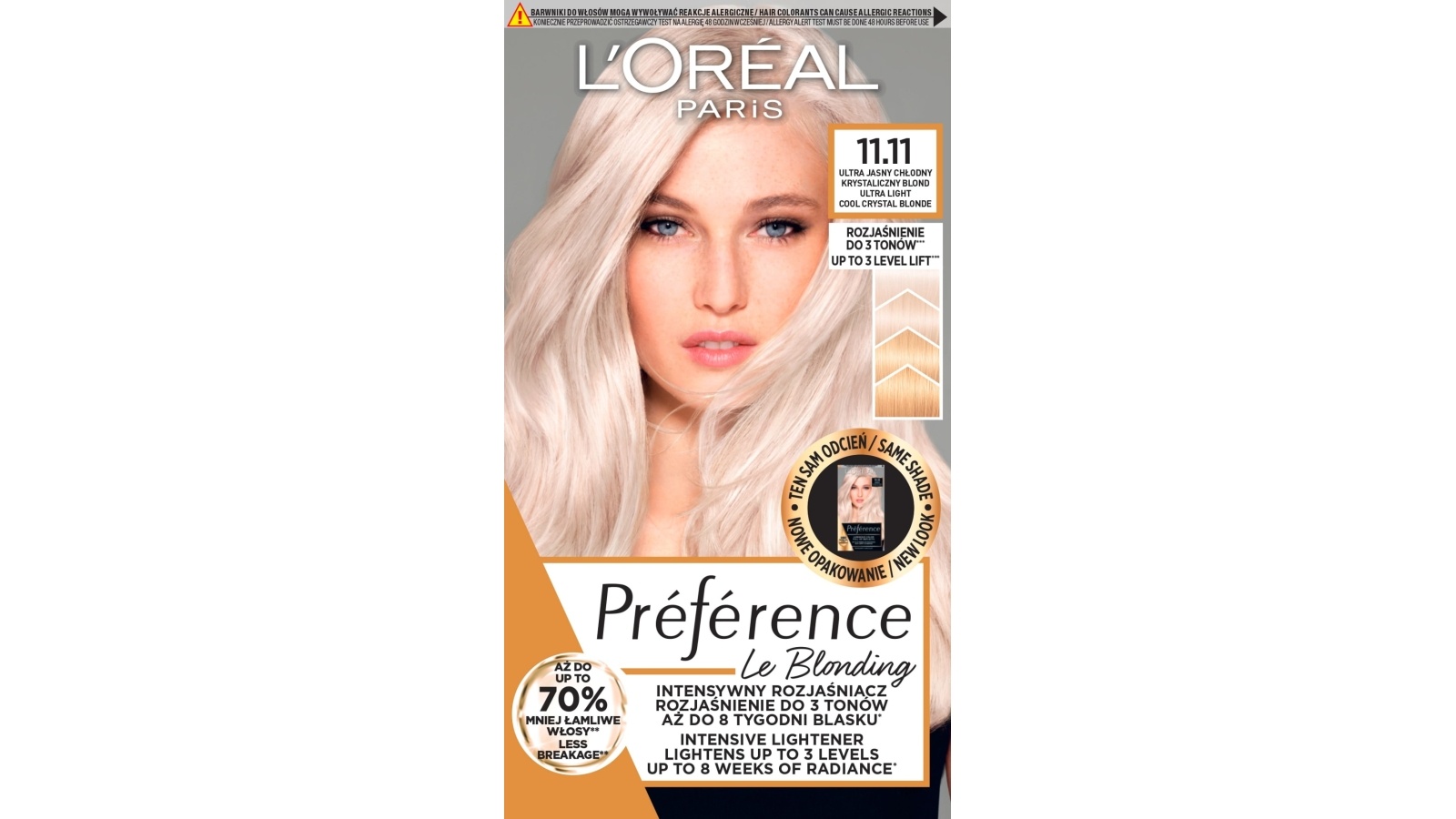 L OREAL Preference Farba Za Kosu 11 11 Light Cristal Blonde Cenoteka