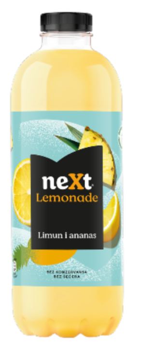 NEXT Lemonade Limun Ananas 1 25l Cenoteka