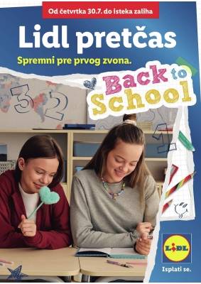 Lidl pretčas 30.07. - 13.09.