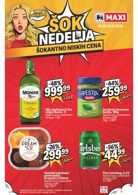 Šok nedelja 09.07. - 15.07.