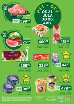 Nedeljna akcija 31.07. - 06.08.
