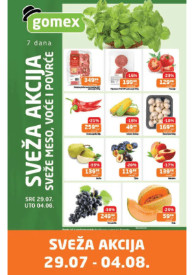 Sveža akcija 29.07. - 04.08.