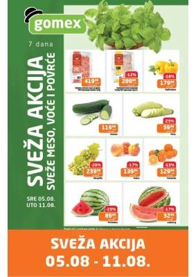 Sveža akcija 05.08. - 11.08.