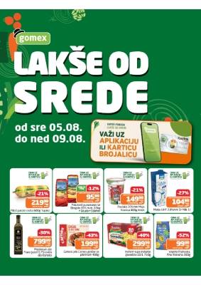 Lakše od srede 05.08. - 09.08.