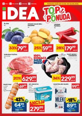 Top ponuda 13.08. - 16.08.