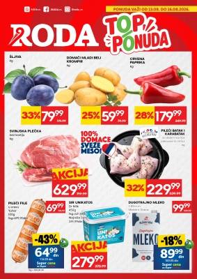 Top ponuda 13.08. - 16.08.