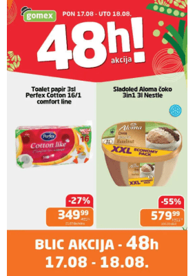 Blic akcija 17.08. - 18.08.