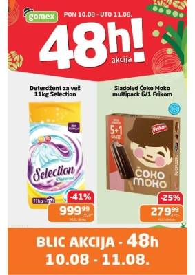 Blic Akcija - 48h 10.08 - 11.08