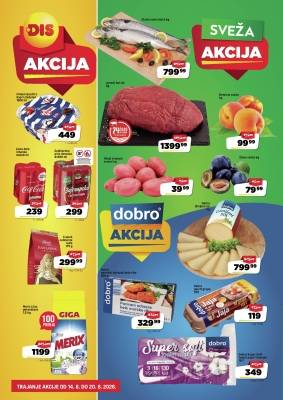 Nedeljna akcija 14.08. - 20.08.