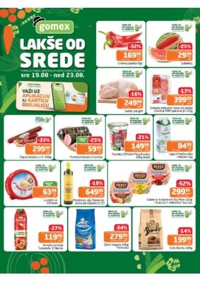 Lakše od srede 19.08 - 23.08