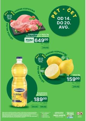Nedeljna akcija 14.08. - 20.08.