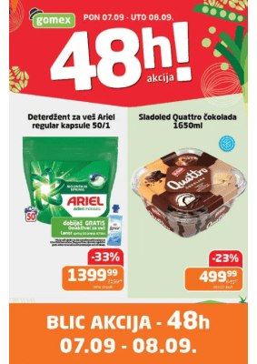Blic akcija 07.09. - 08.09.
