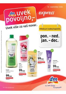 Uvek povoljno 16.09. - 30.10.