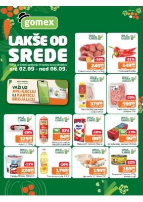 Lakše od srede 02.09. - 06.09.
