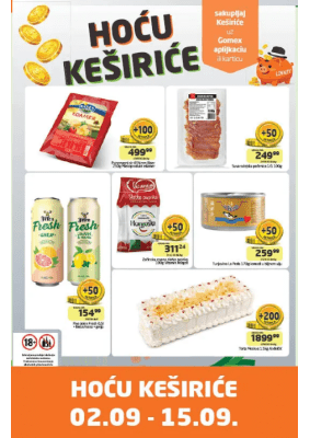 Hoću keširiće 02.09. - 15.09.