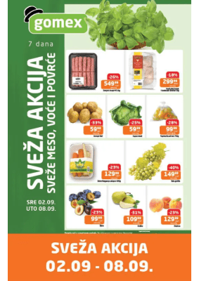 Sveža akcija 02.09 - 08.09