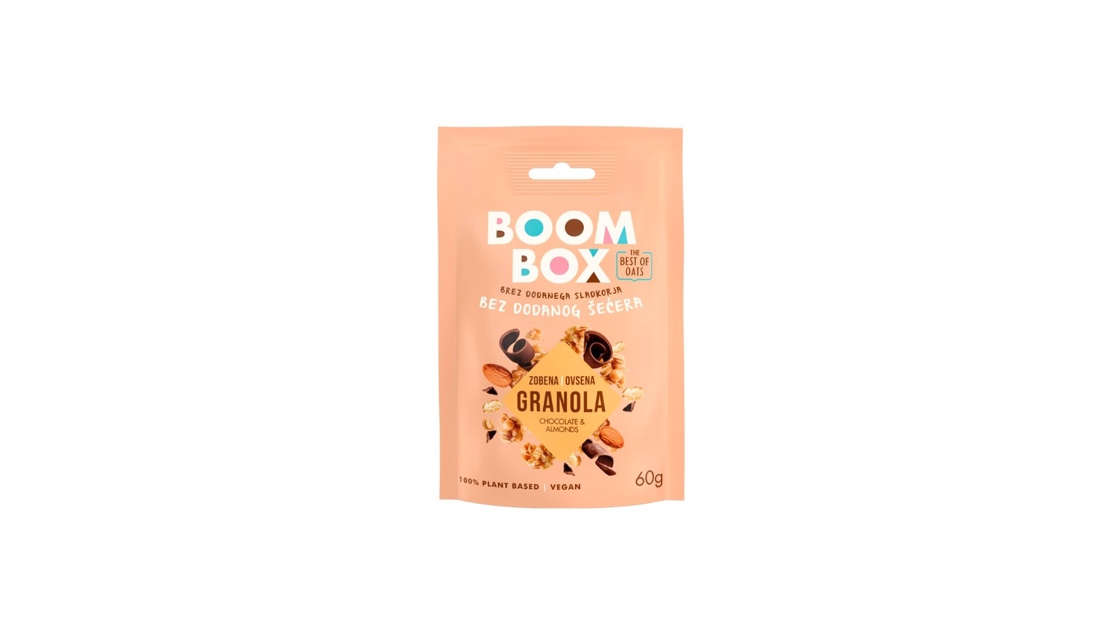 BOOM BOX ovsena granola čokolada 60g Cenoteka