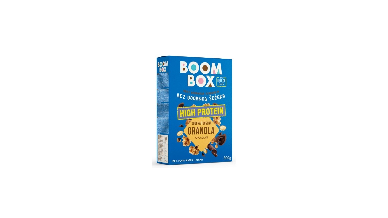 BOOM BOX ovsena granola proteinska čokolada 300g Cenoteka