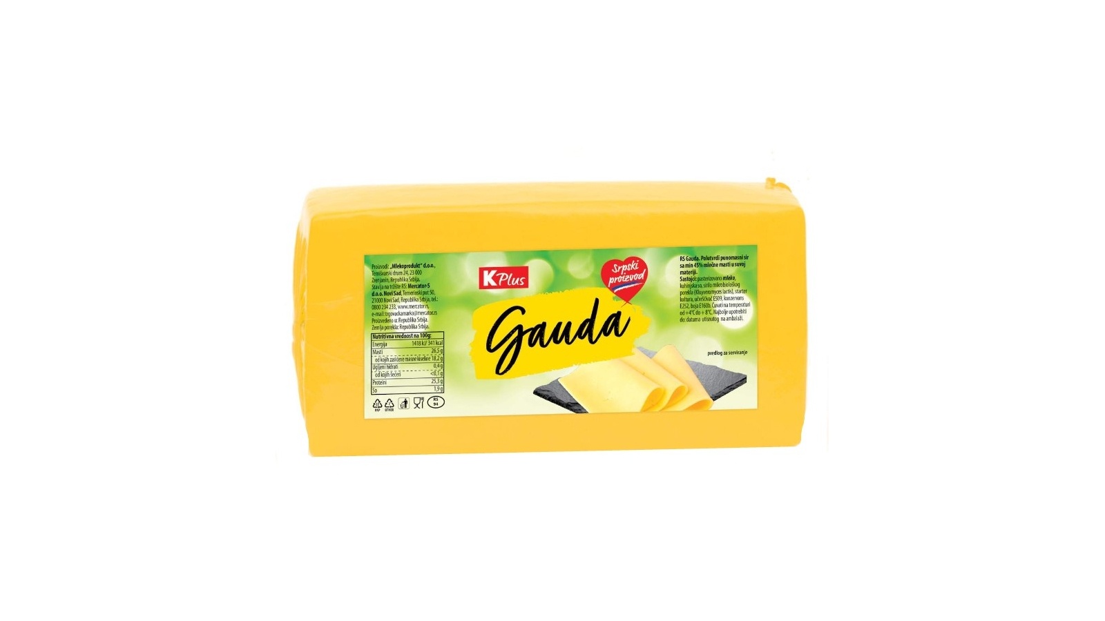 Gauda K Plus 1kg - Cenoteka