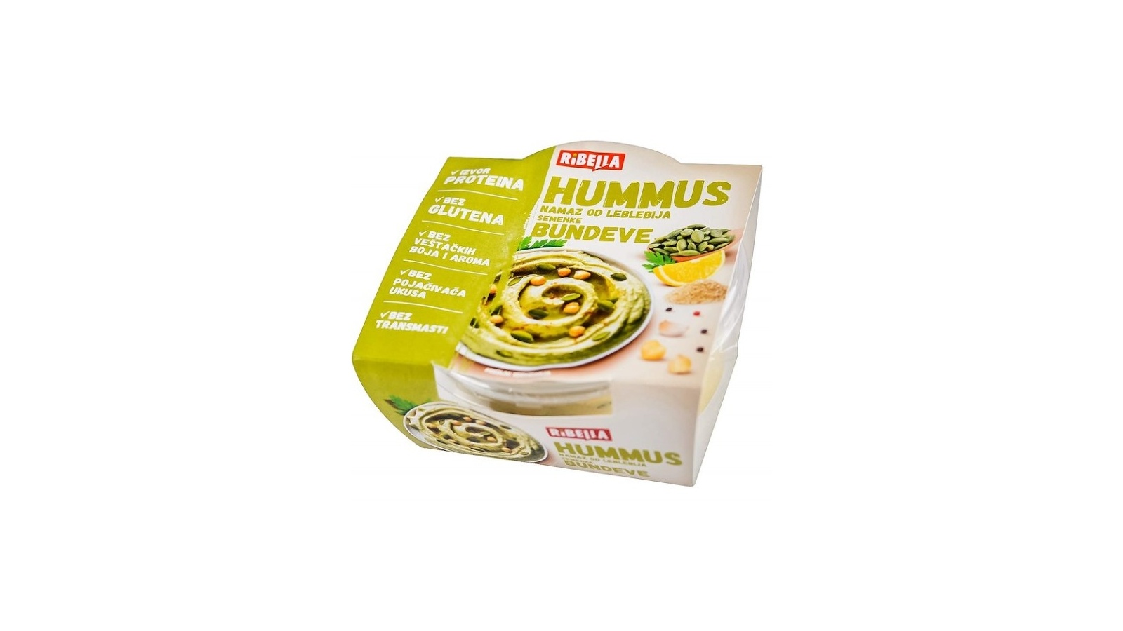 Hummus RIBELLA semenke bundeve 80g - Cenoteka
