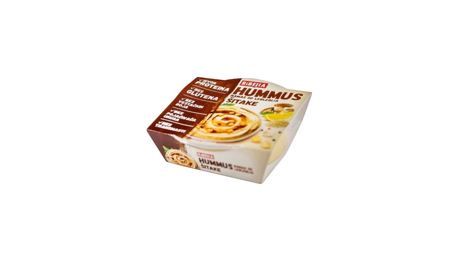 Hummus RIBELLA šitake 80g - Cenoteka