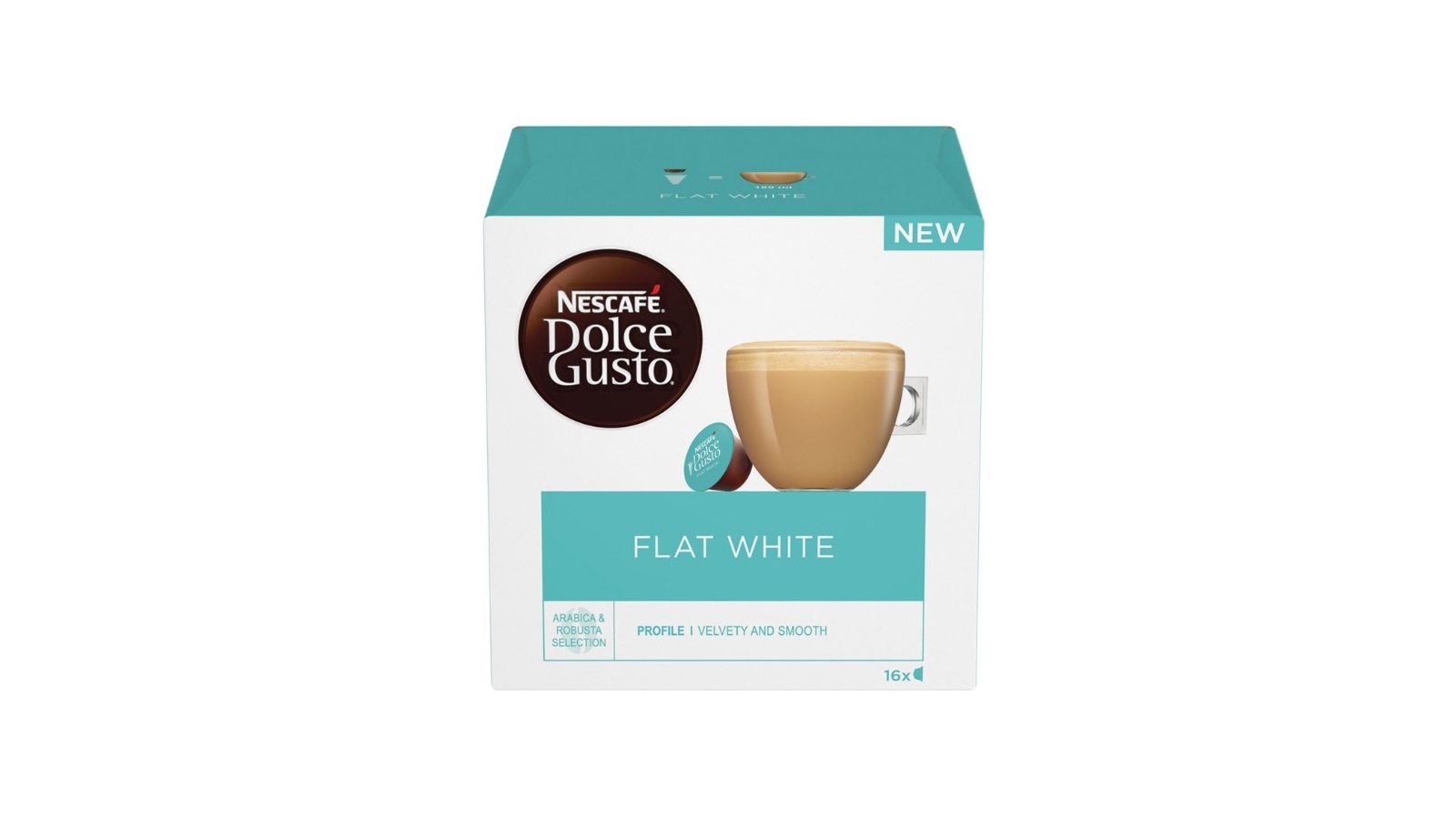 Instant kafa NESCAFE Dolce Gusto flat white 187g Cenoteka