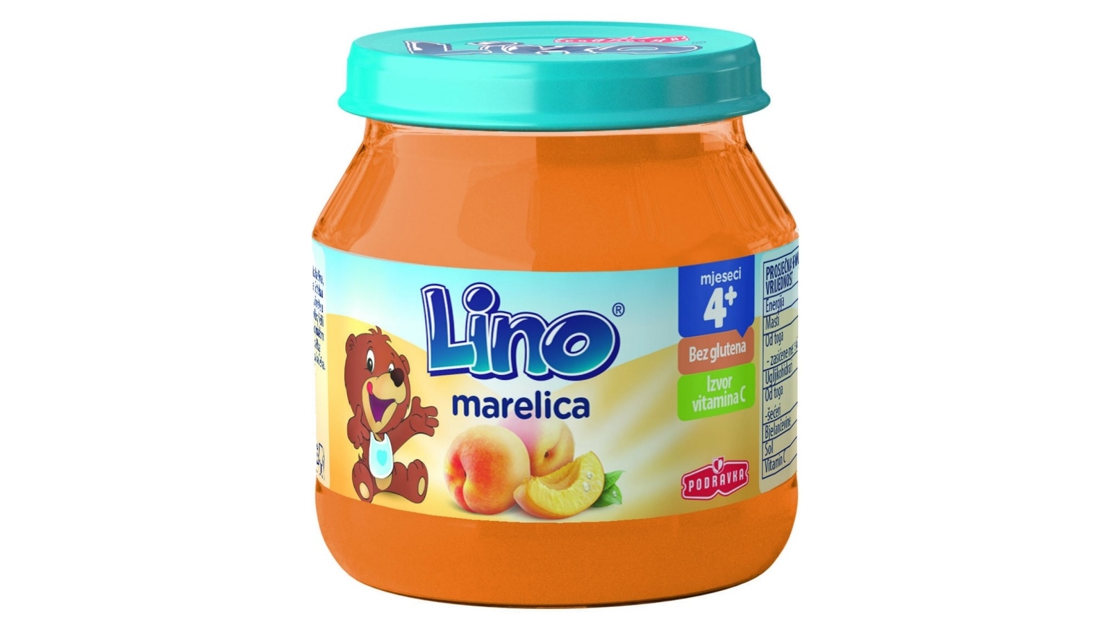 LINO kašica kajsija 130g - Cenoteka