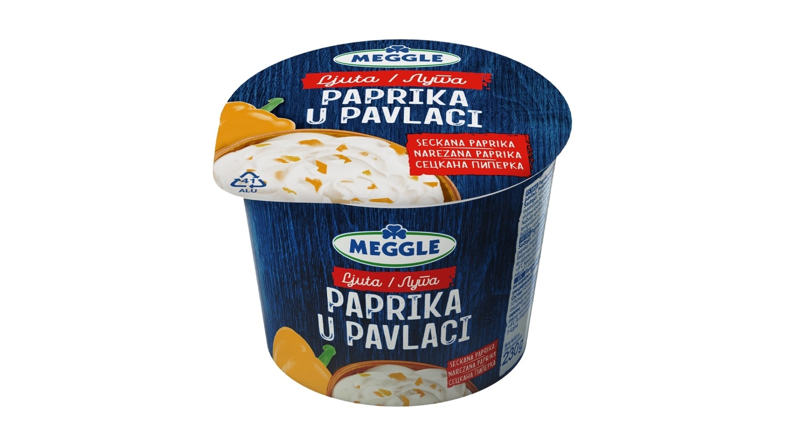 Paprika u pavlaci MEGGLE seckana 230g Cenoteka