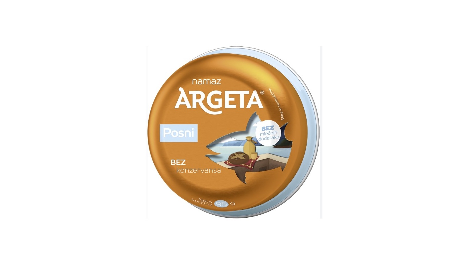 Pašteta ARGETA riblja posna 95g - Cenoteka