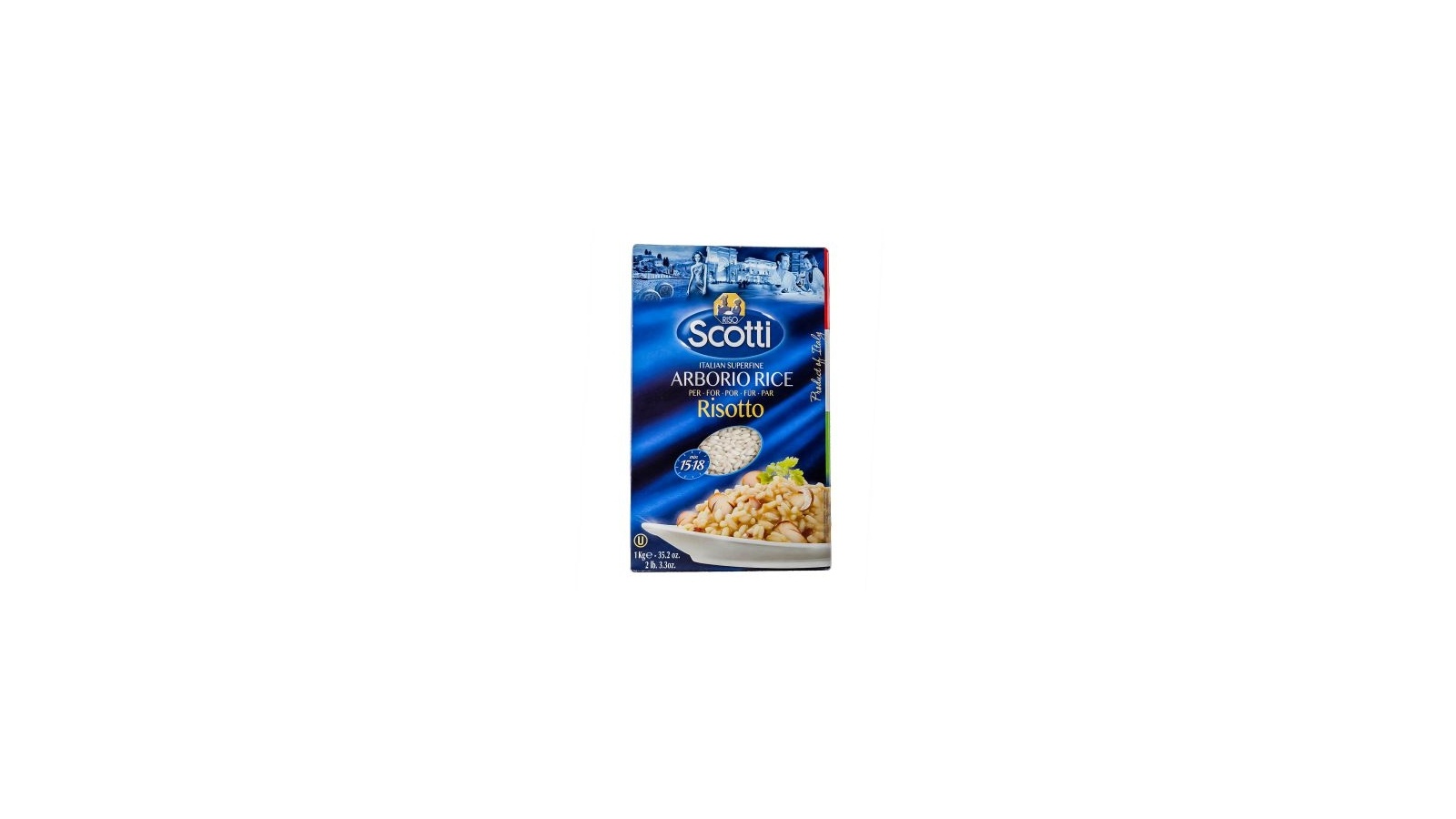 Pirinač SCOTTI Risotto Arborio 1kg Cenoteka