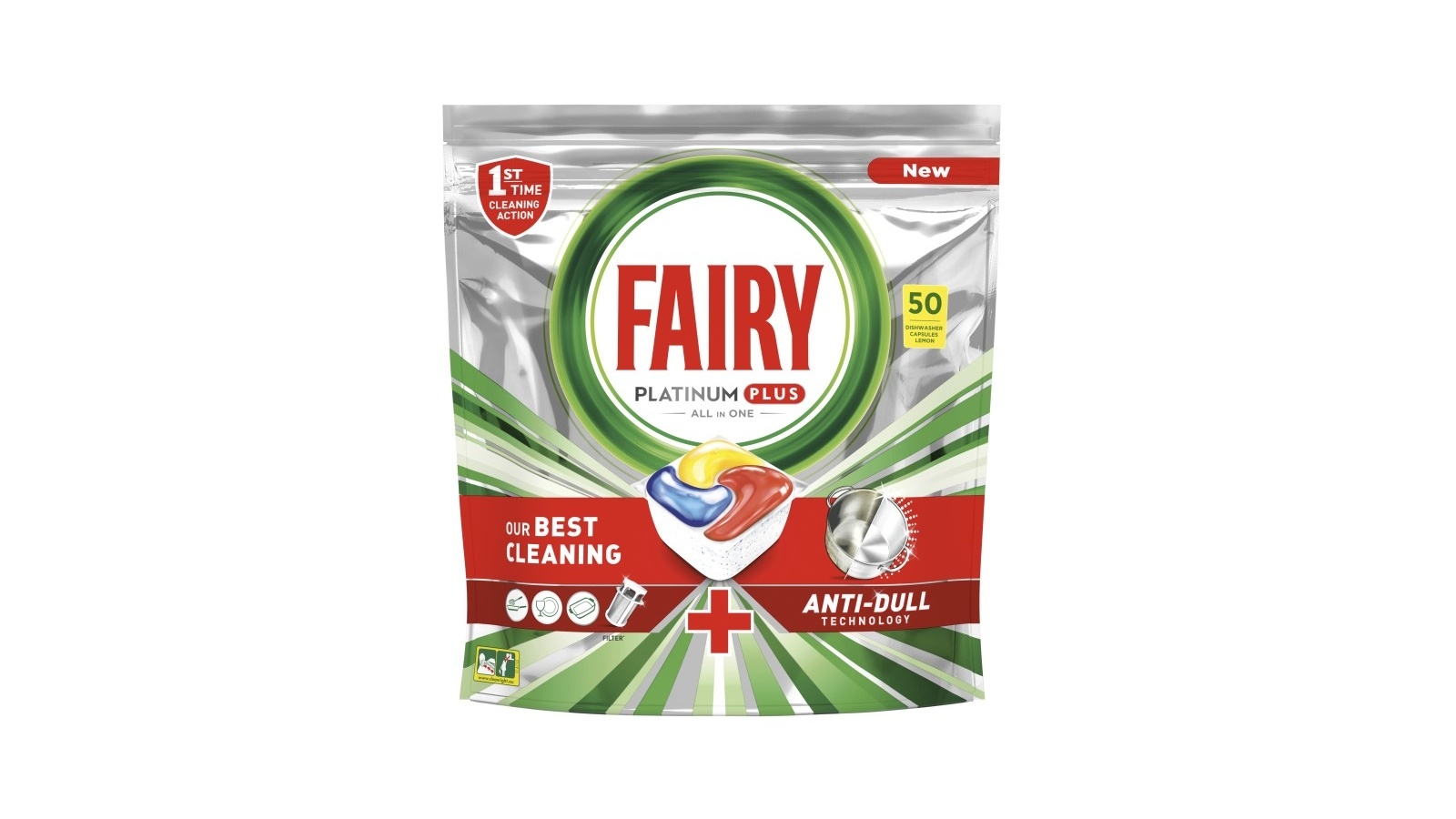 Tablete FAIRY Platinum Plus 50kom - Cenoteka