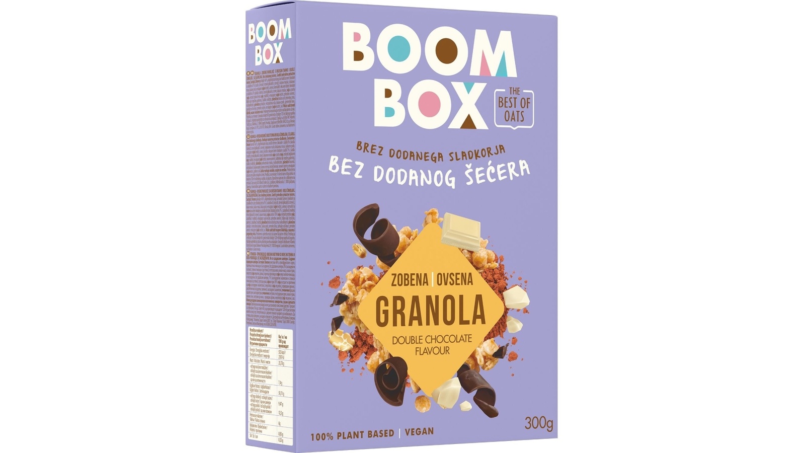BOOM BOX ovsena granola double čokolada 300g Cenoteka