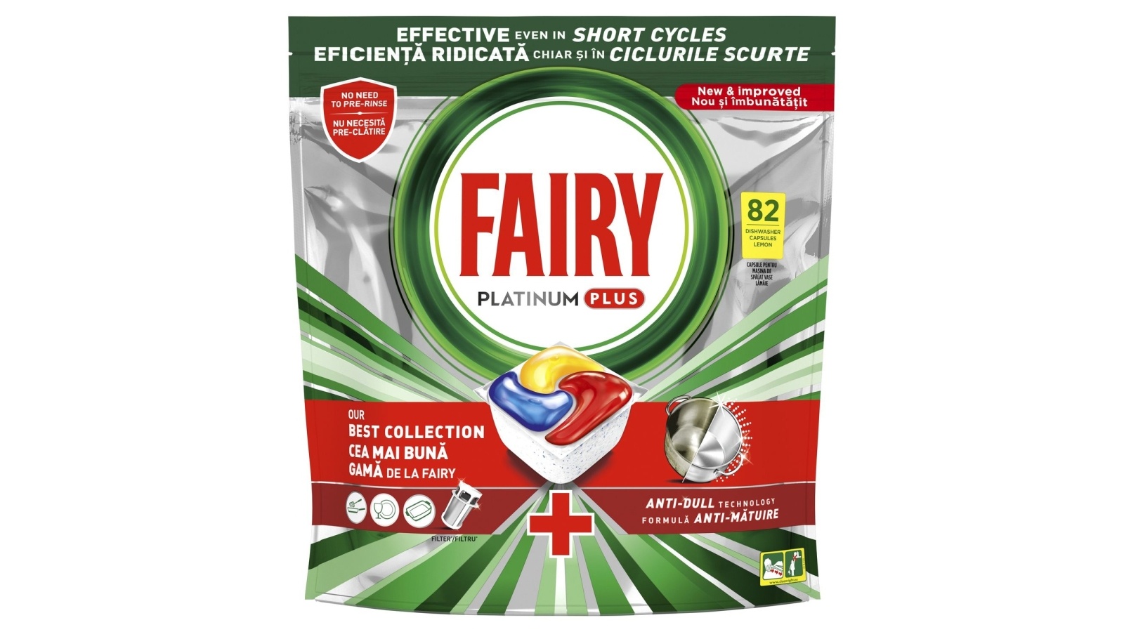 Tablete FAIRY Platinum Plus 82kom - Cenoteka