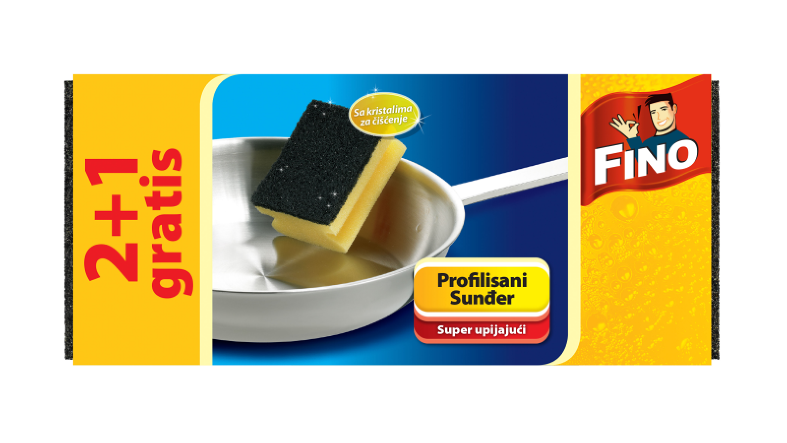 FINO sunđer profilisani 2+1kom gratis - Cene i Akcije