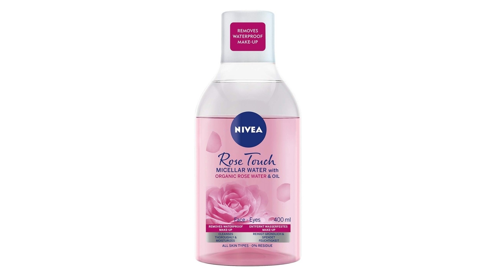 NIVEA micelarna voda rose touch 400ml - Cenoteka