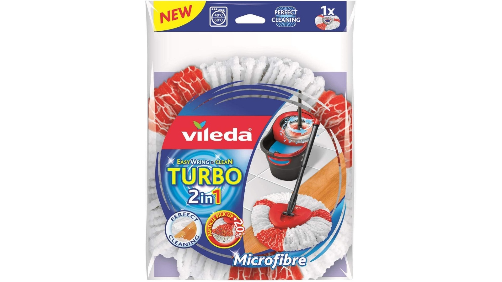 VILEDA turbo mop rezerva 2u1 Cenoteka