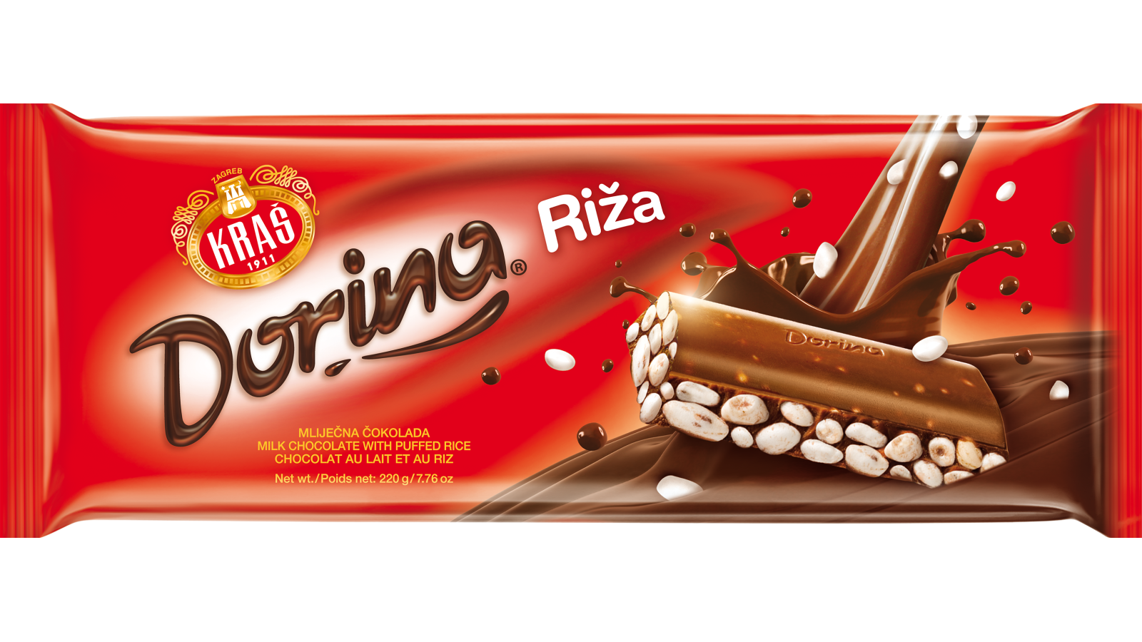 Čokolada KRAŠ Dorina riža 220g - Cene i Akcije