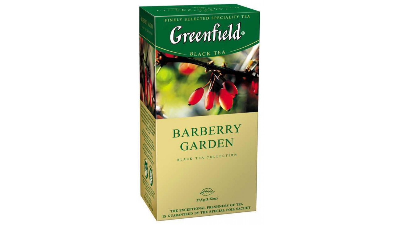 GREENFIELD Crni čaj Barberry garden 38g - Cenoteka