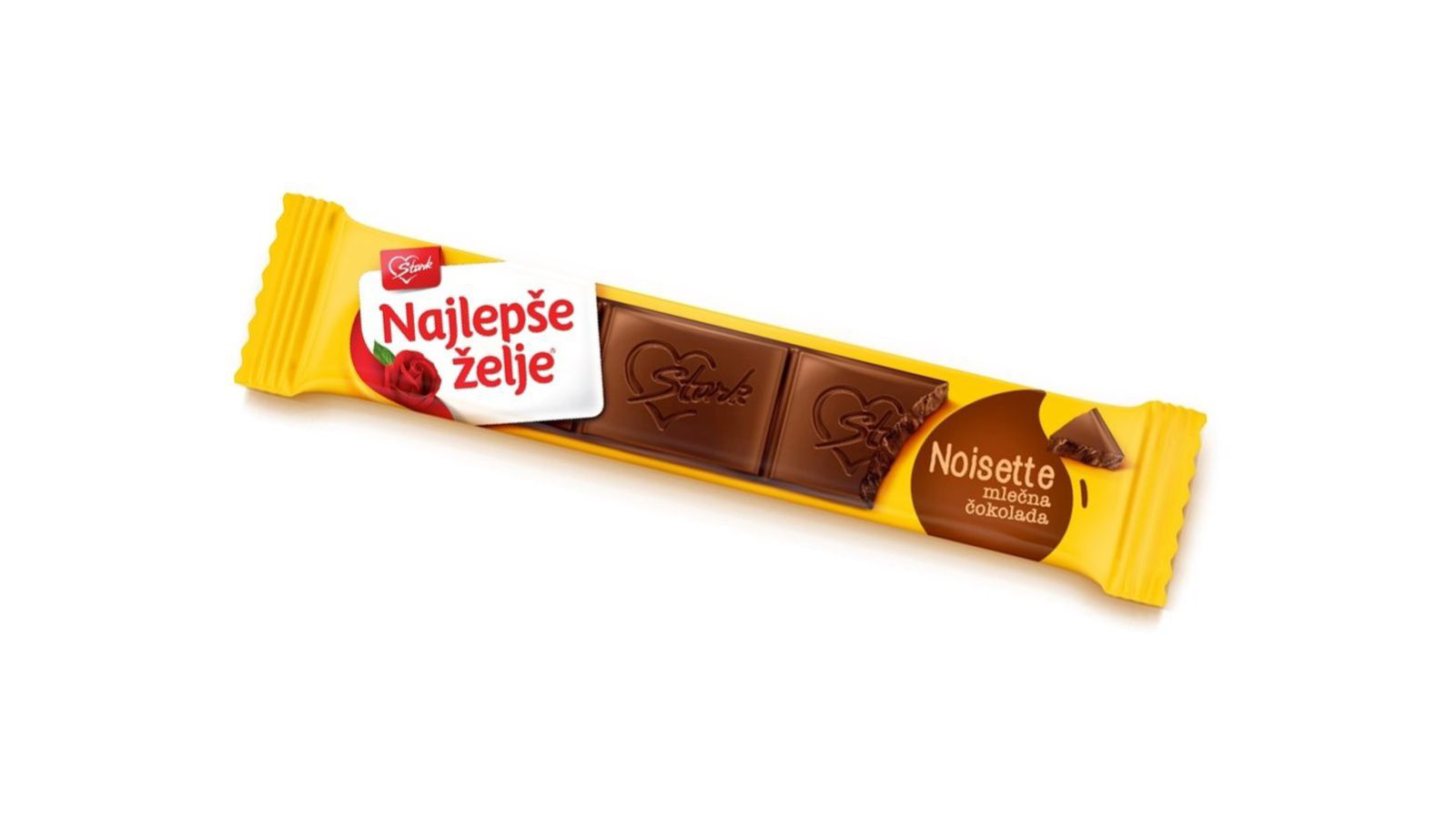 Čokoladica NAJLEPŠE ŽELJE Noisette 27g - Cenoteka