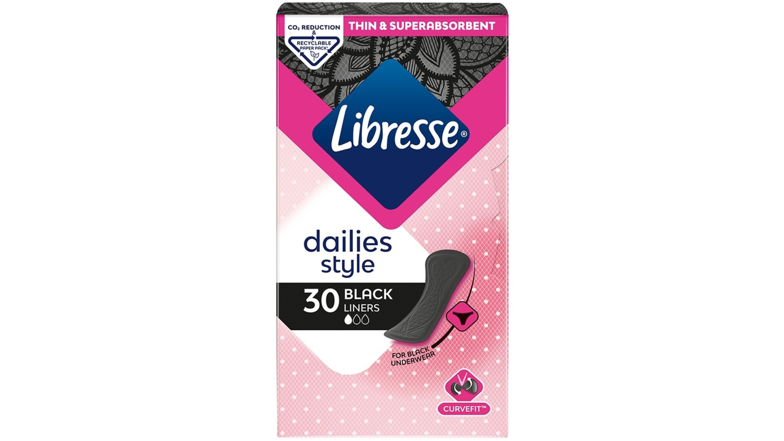 LIBRESSE dnevni ulošci normal black 30kom - Cenoteka