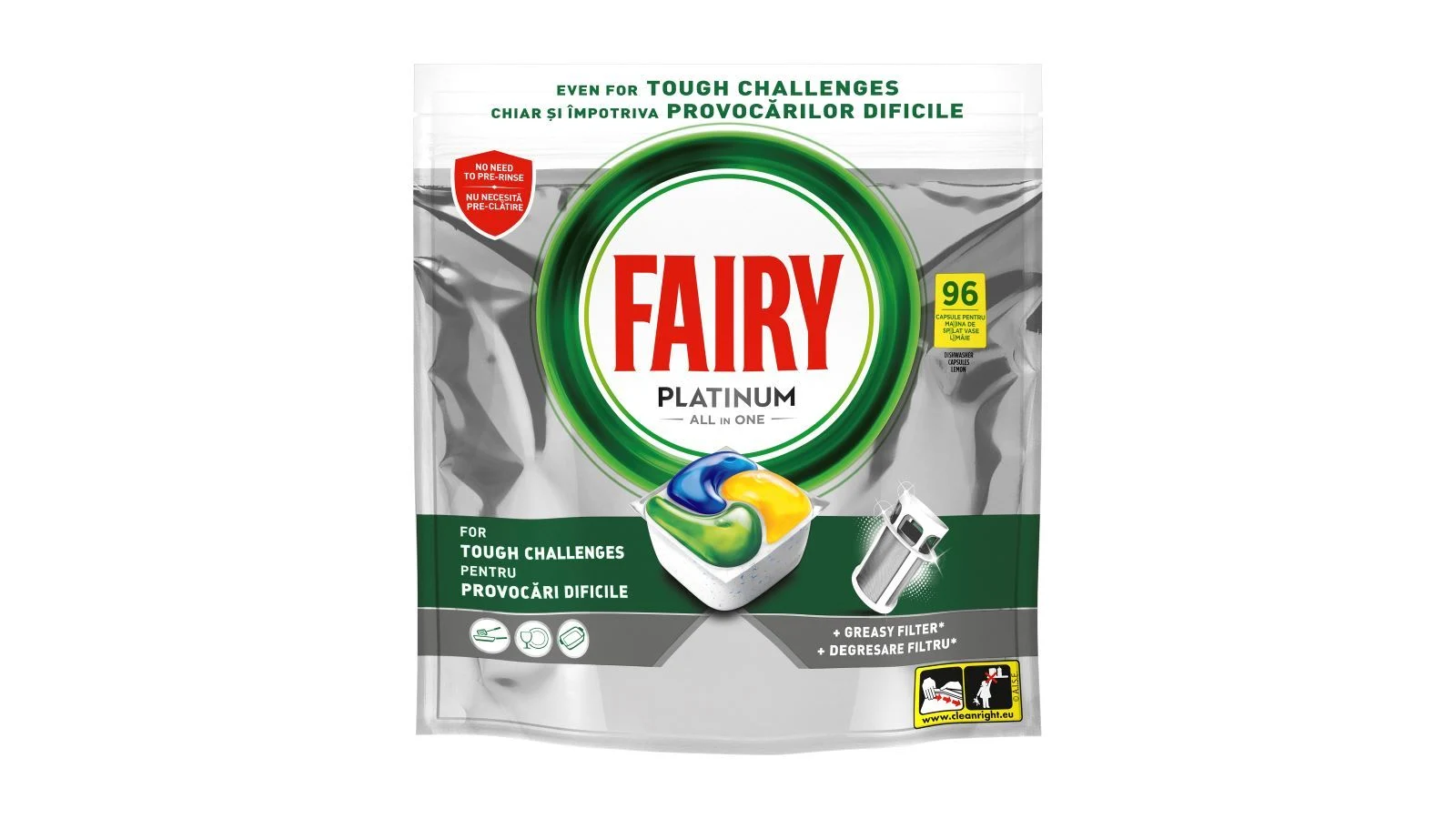 Tablete FAIRY Platinum 96kom - Cenoteka