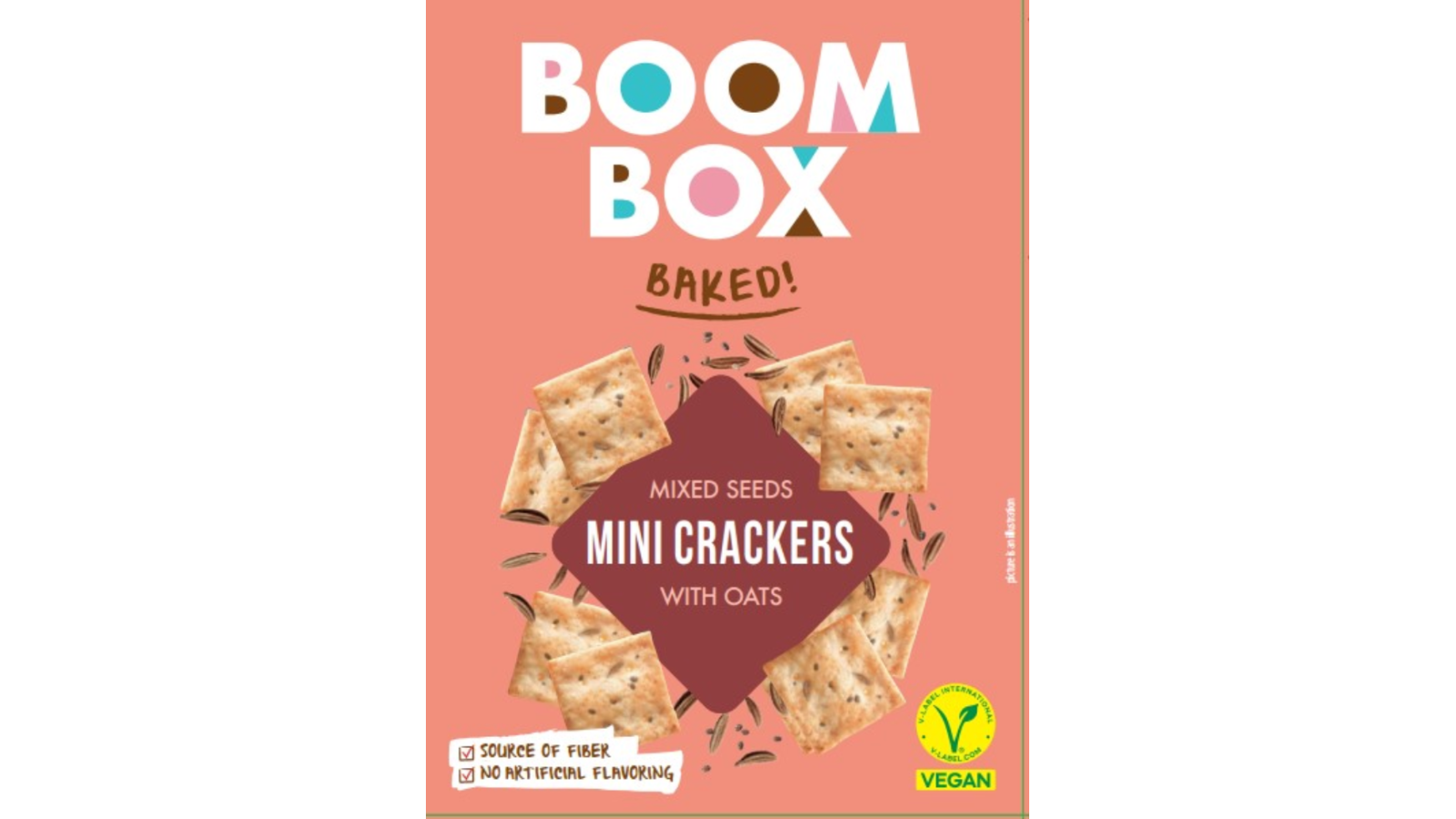 BOOM BOX ovseni keks mix semenki 70g Cenoteka