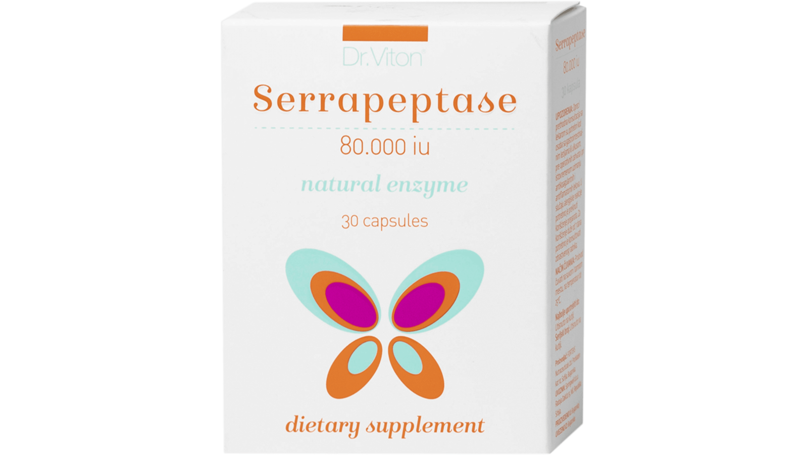 Complément Alimentaire Dr. Viton – Serrapeptase Forte - Neuf, Boîte Scellée