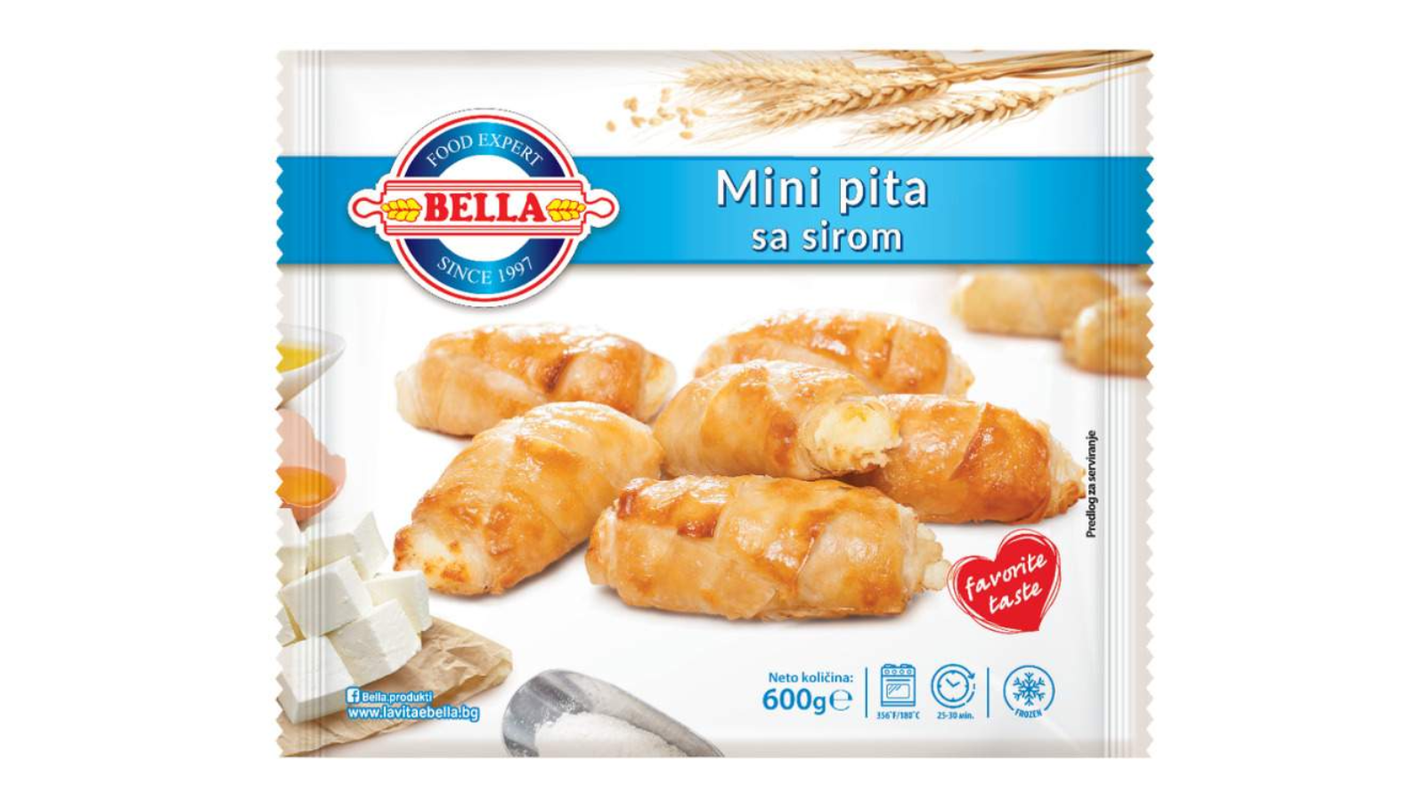 BELLA mini pite sa sirom 600g - Cenoteka