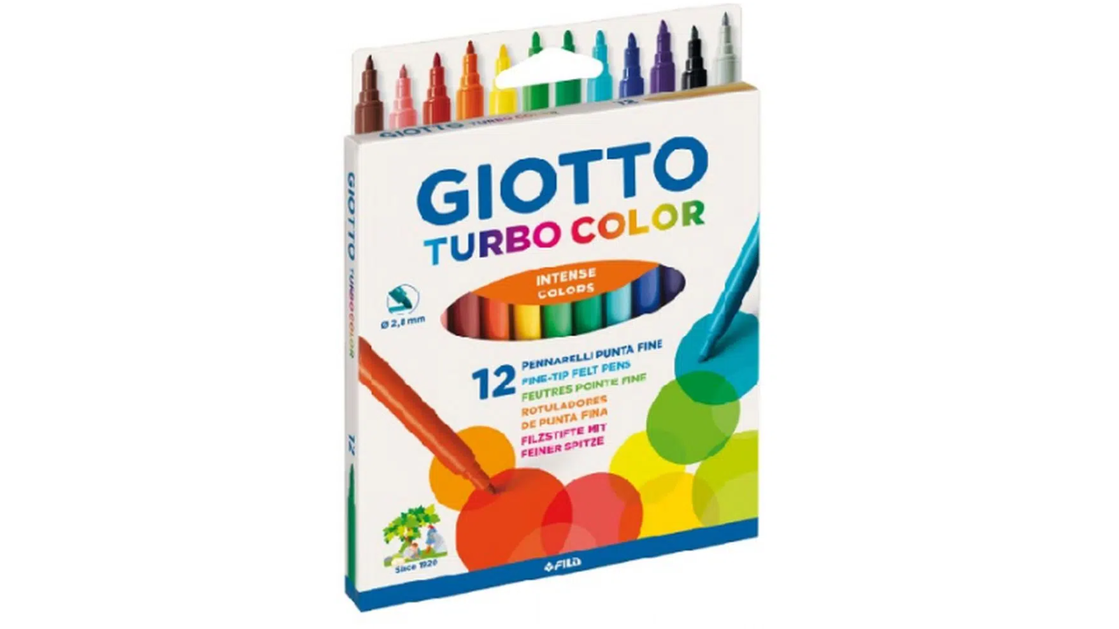 Flomasteri GIOTTO turbo color 12kom - Cenoteka