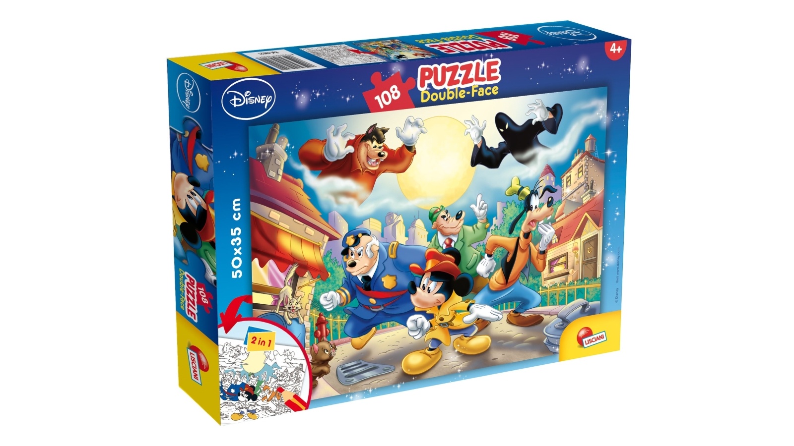 Puzzle Mickey detektiv 2u1 složi i oboji LISCIANI - Cene i Akcije