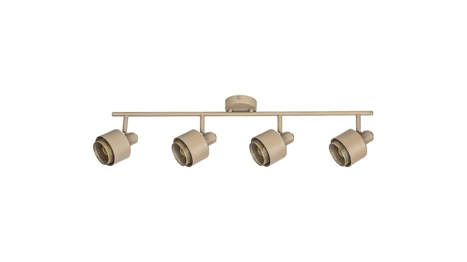 Rabalux Spotleuchte Fedora – 4x E14, Dimmbar, Max. 40 W, Braun/gold, 76 Cm Lang